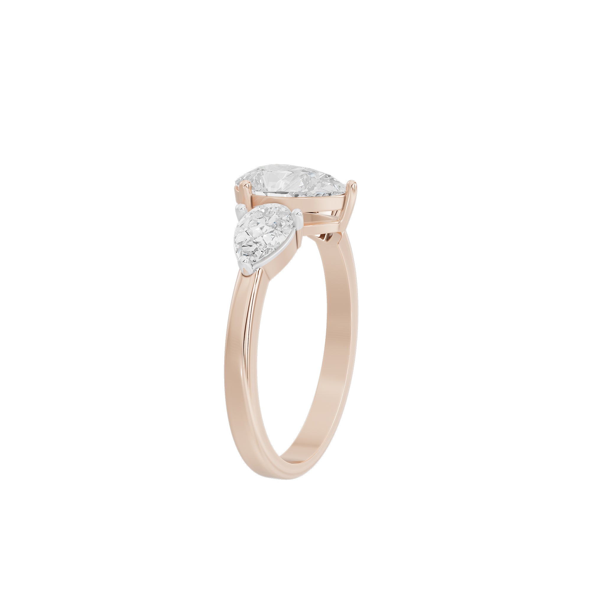 Opera Three Stone 1.759 Carat Lab Grown Diamond Ring