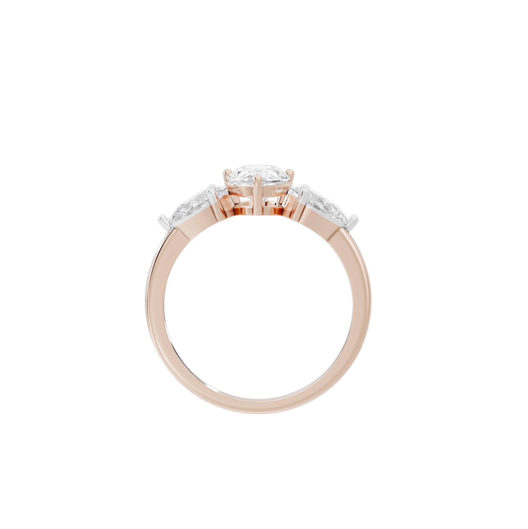 Opera Three Stone 1.759 Carat Lab Grown Diamond Ring