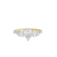 Opera Three Stone 1.759 Carat Lab Grown Diamond Ring