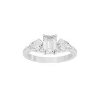 Symphony Three Stone 2.069 Carat Lab Grown Diamond Ring