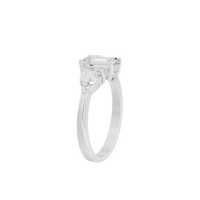 Symphony Three Stone 2.069 Carat Lab Grown Diamond Ring