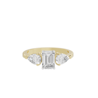 Symphony Three Stone 2.069 Carat Lab Grown Diamond Ring