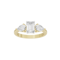 Symphony Three Stone 2.069 Carat Lab Grown Diamond Ring