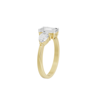 Symphony Three Stone 2.069 Carat Lab Grown Diamond Ring