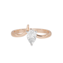 Singula Pear 0.771 Carat Lab Grown Diamond Ring