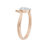 Singula Pear 0.771 Carat Lab Grown Diamond Ring