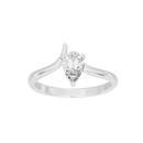 Singula Pear 0.771 Carat Lab Grown Diamond Ring