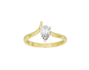 Singula Pear - Lab Diamond Ring