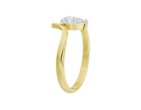 Singula Pear - Lab Diamond Ring