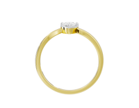 Singula Pear - Lab Diamond Ring