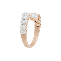 Round Bubbly 1.819 Carat Lab Grown Diamond Ring