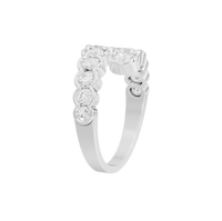 Round Bubbly 1.819 Carat Lab Grown Diamond Ring