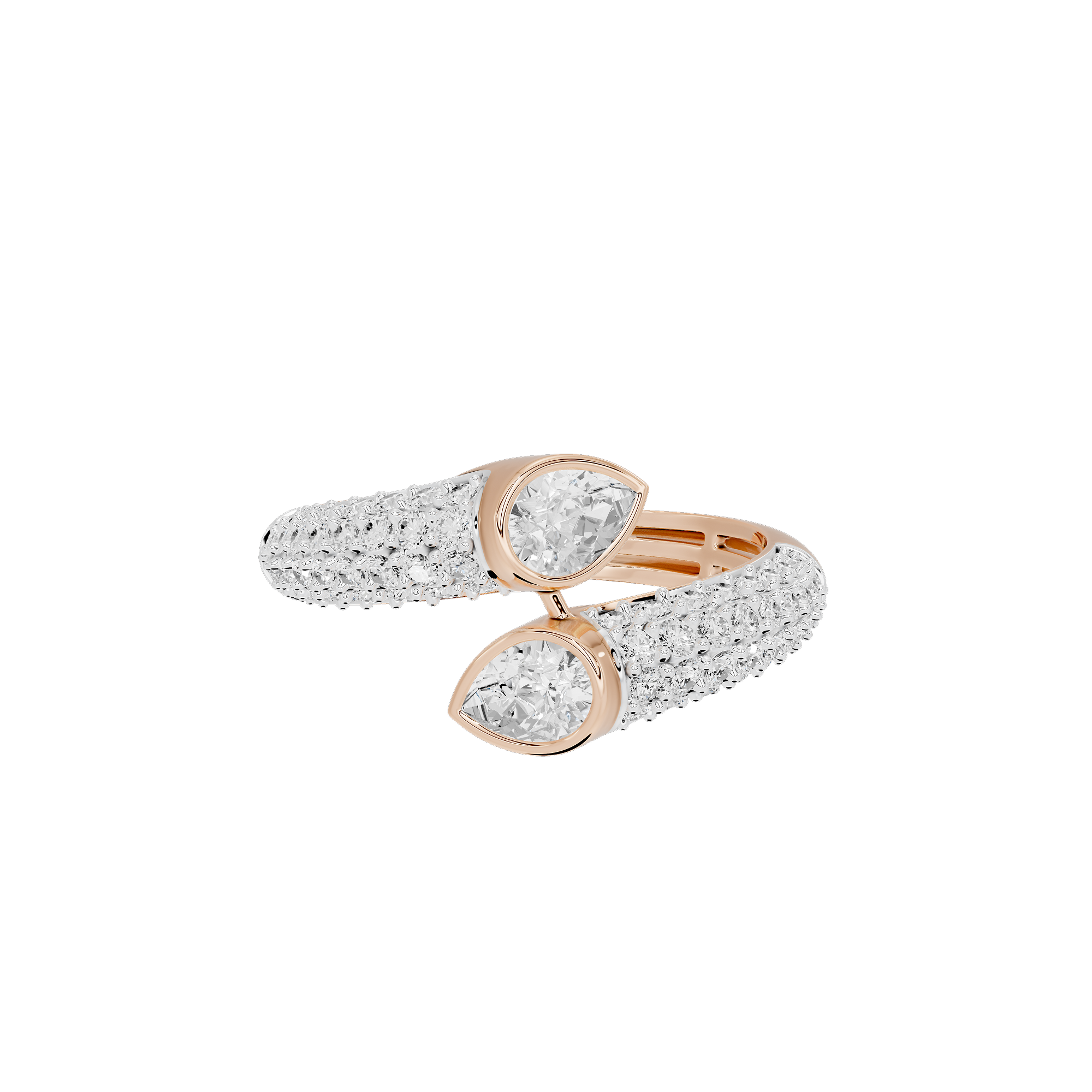 Angel Twin 1.539 Carat Lab Grown Diamond Ring