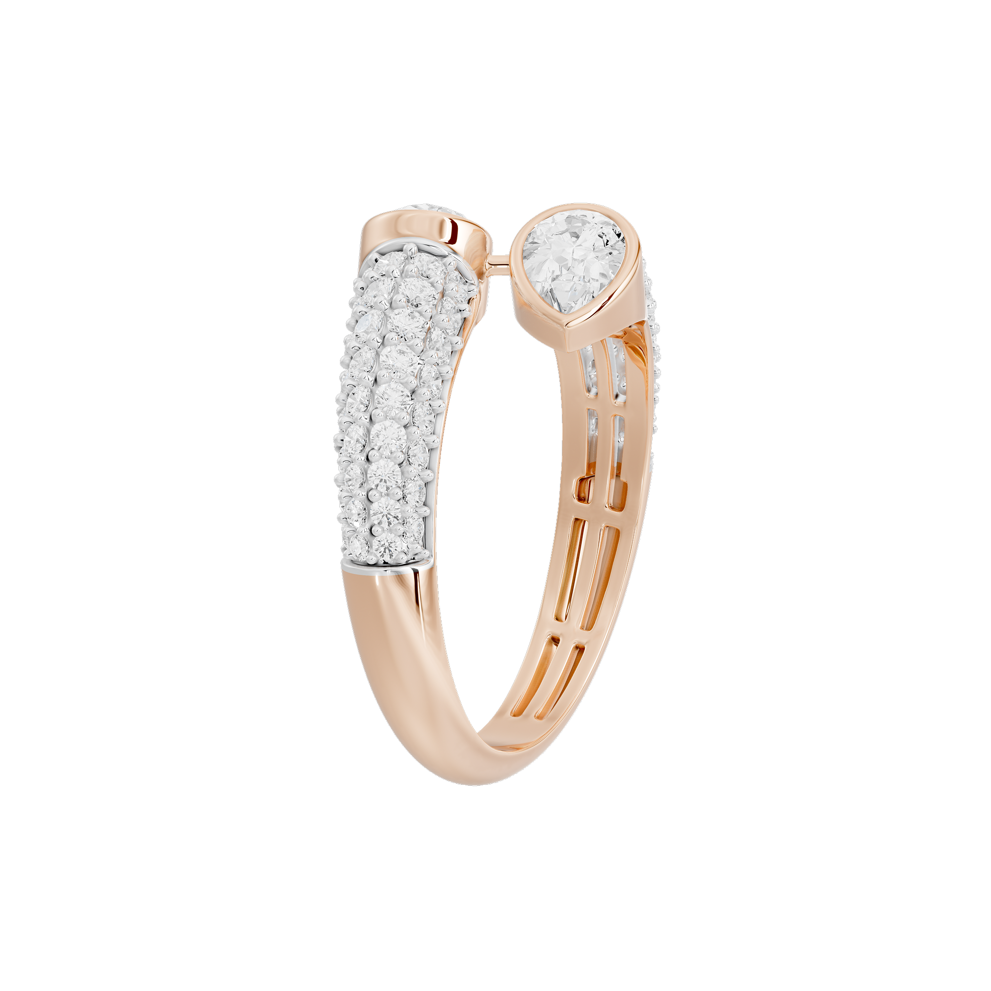 Angel Twin 1.539 Carat Lab Grown Diamond Ring