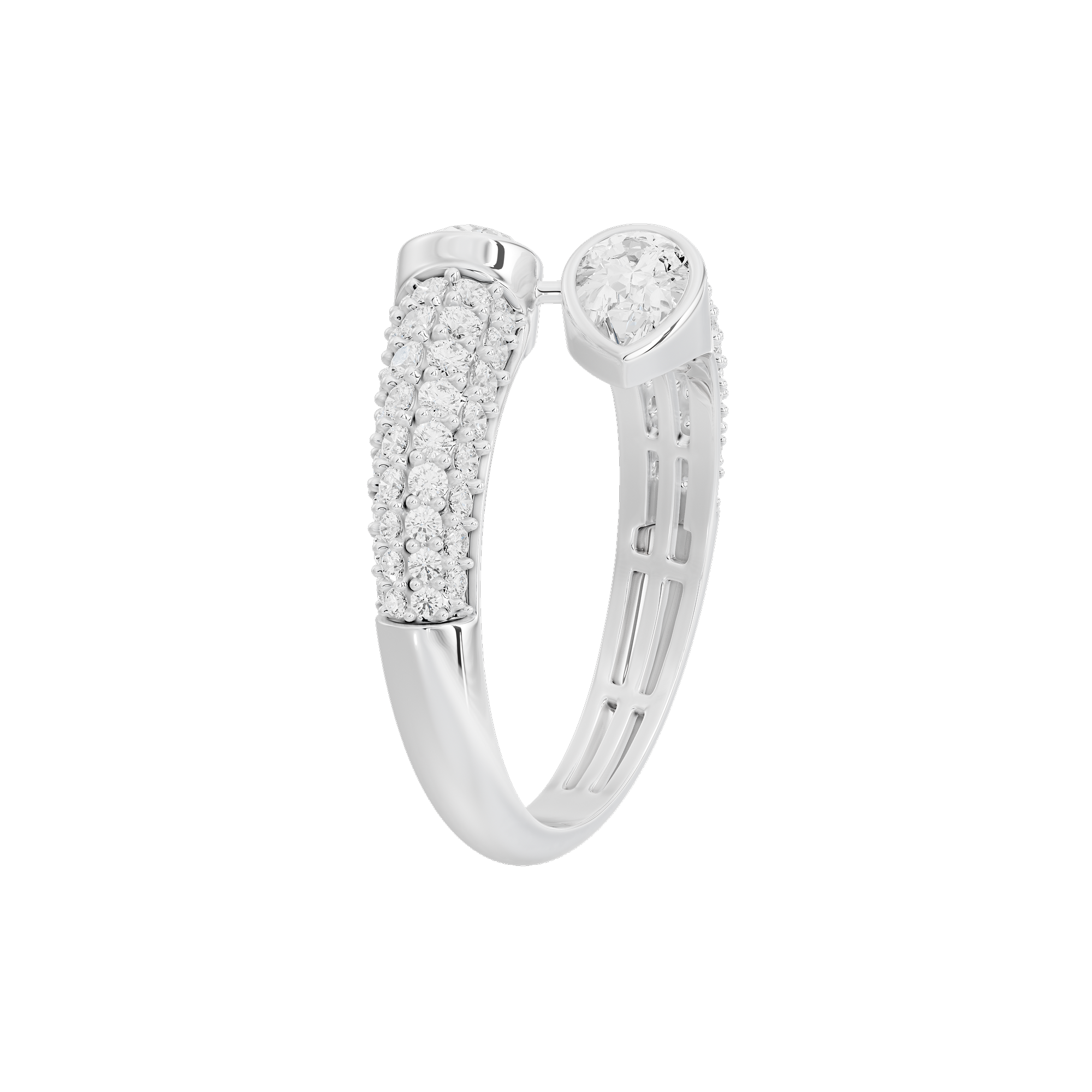 Angel Twin 1.539 Carat Lab Grown Diamond Ring