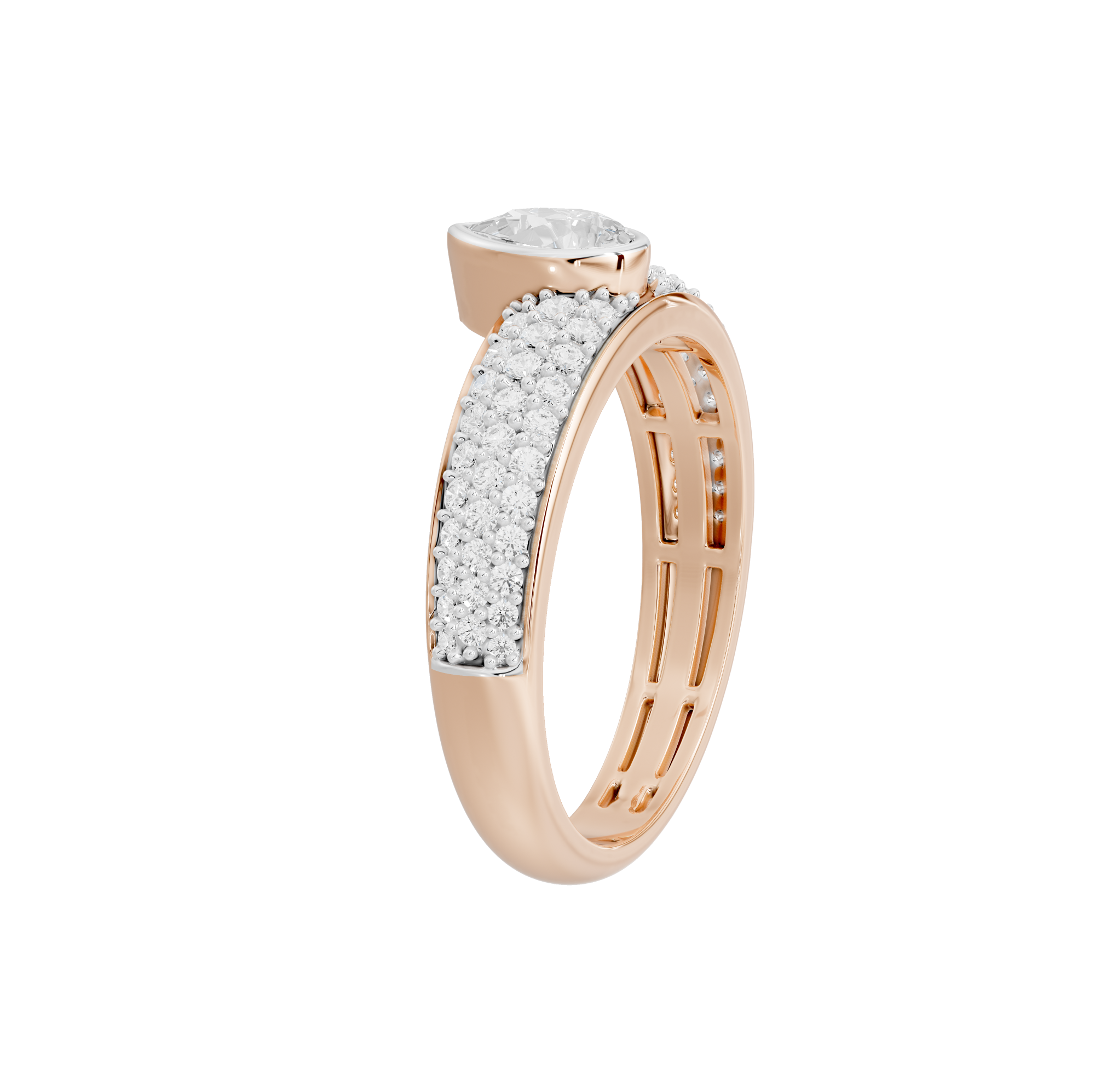 AngleMe 0.777 Carat Lab Grown Diamond Ring