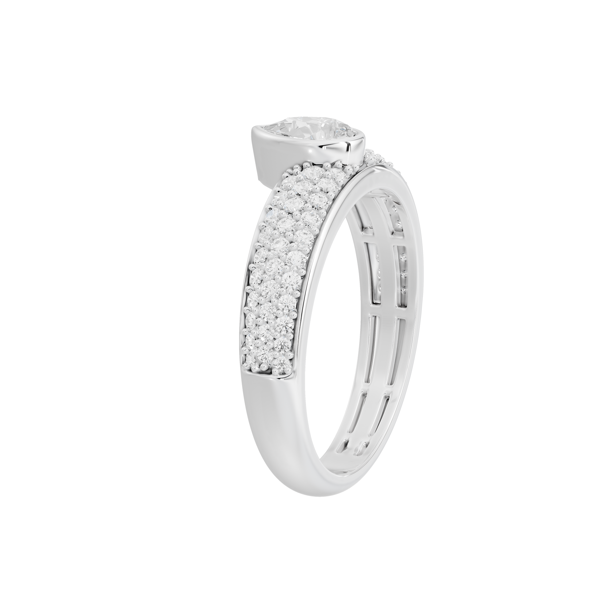 AngleMe 0.777 Carat Lab Grown Diamond Ring