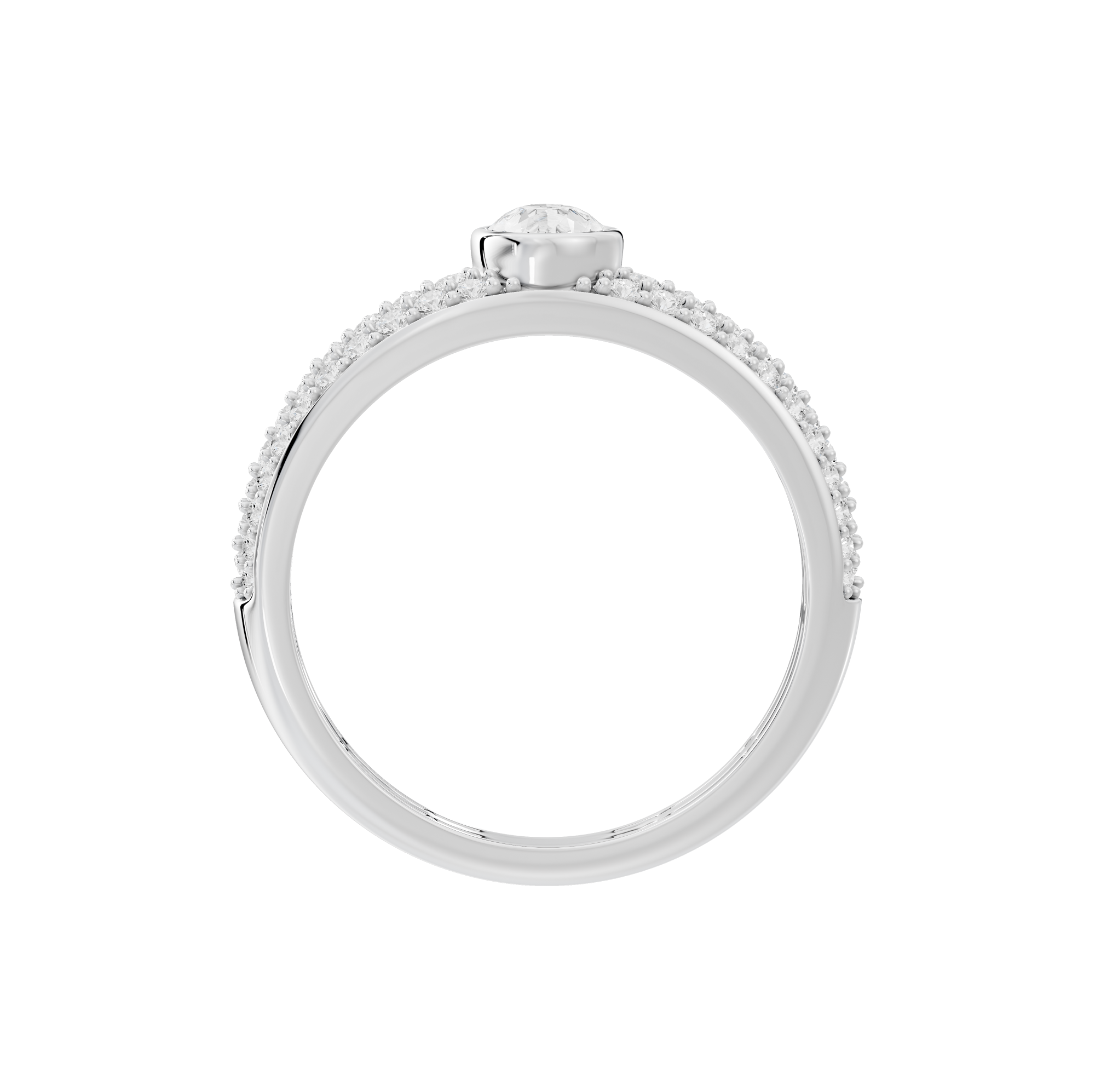 AngleMe 0.777 Carat Lab Grown Diamond Ring
