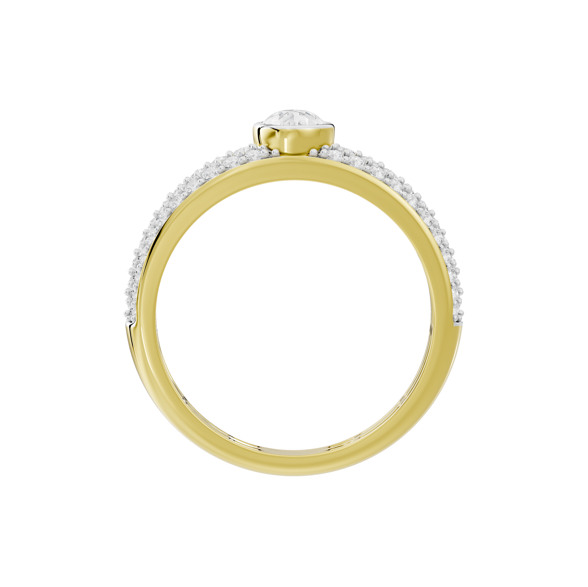 AngleMe 0.777 Carat Lab Grown Diamond Ring