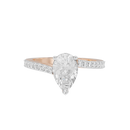 Pearfection Studded Singula 1.823 Carat Lab Grown Diamond Ring