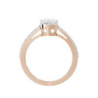 Pearfection Studded Singula 1.823 Carat Lab Grown Diamond Ring