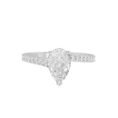 Pearfection Studded Singula 1.823 Carat Lab Grown Diamond Ring