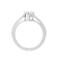 Pearfection Studded Singula 1.823 Carat Lab Grown Diamond Ring
