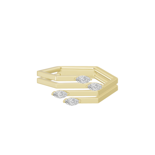 Keystone Sleek Lab Diamond Ring
