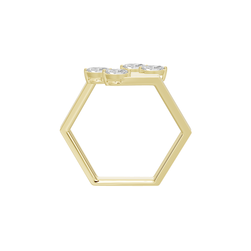 Keystone Sleek Lab Diamond Ring