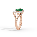 Triple Treat Fancy 0.815 Carat Lab Grown Diamond Ring