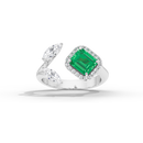 Triple Treat Fancy 0.815 Carat Lab Grown Diamond Ring