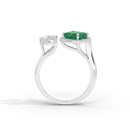 Triple Treat Fancy 0.815 Carat Lab Grown Diamond Ring