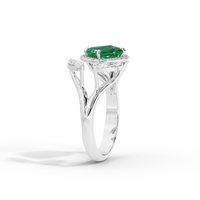 Triple Treat Fancy 0.815 Carat Lab Grown Diamond Ring