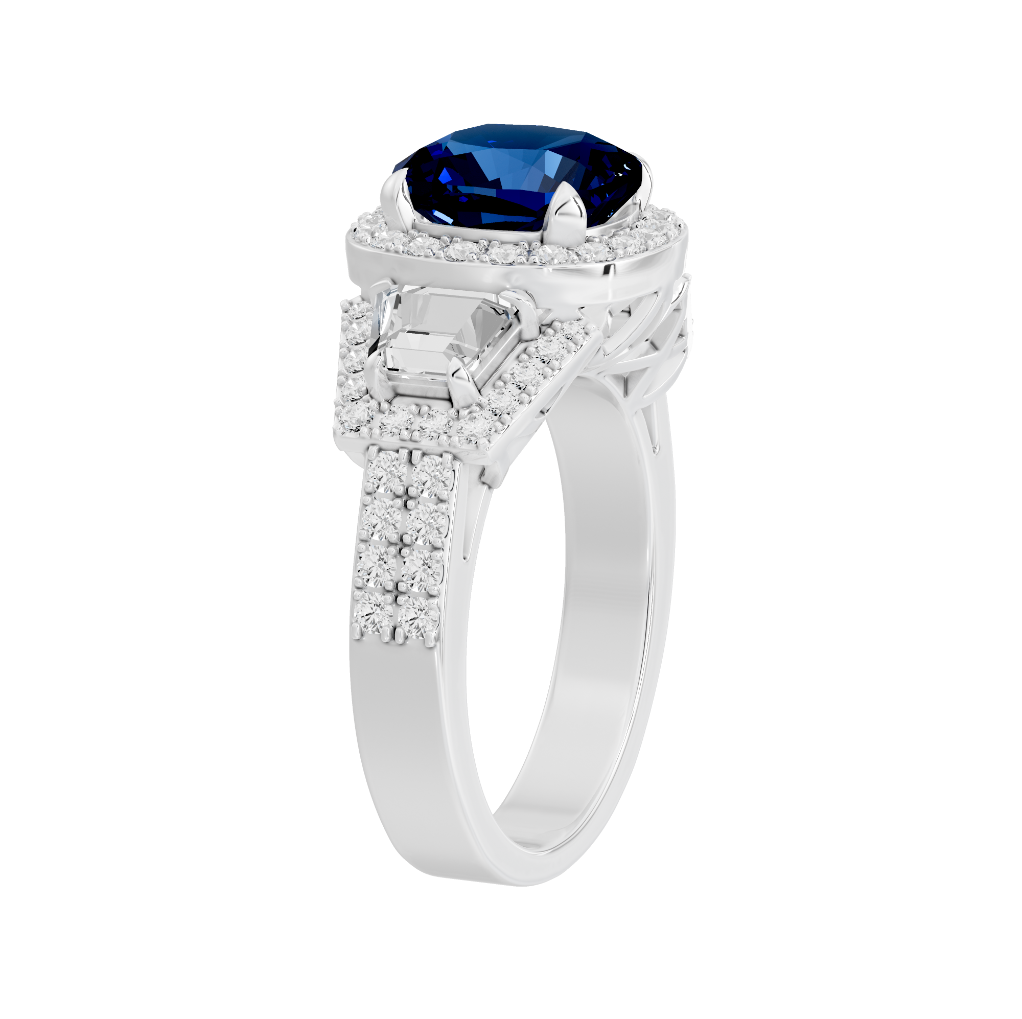 Big Bloom 1.344 Carat Lab Grown Diamond Ring