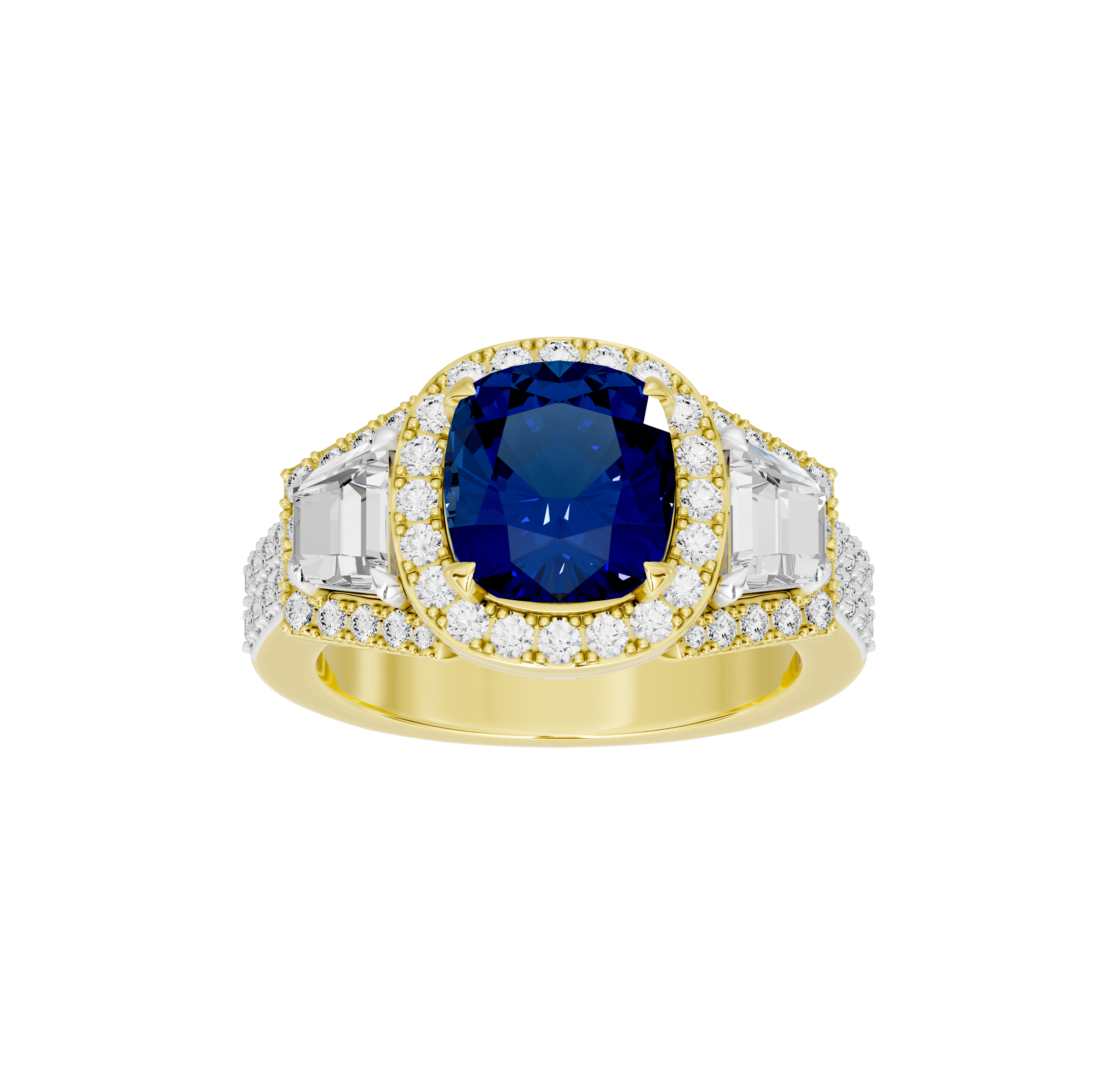 Big Bloom 1.344 Carat Lab Grown Diamond Ring
