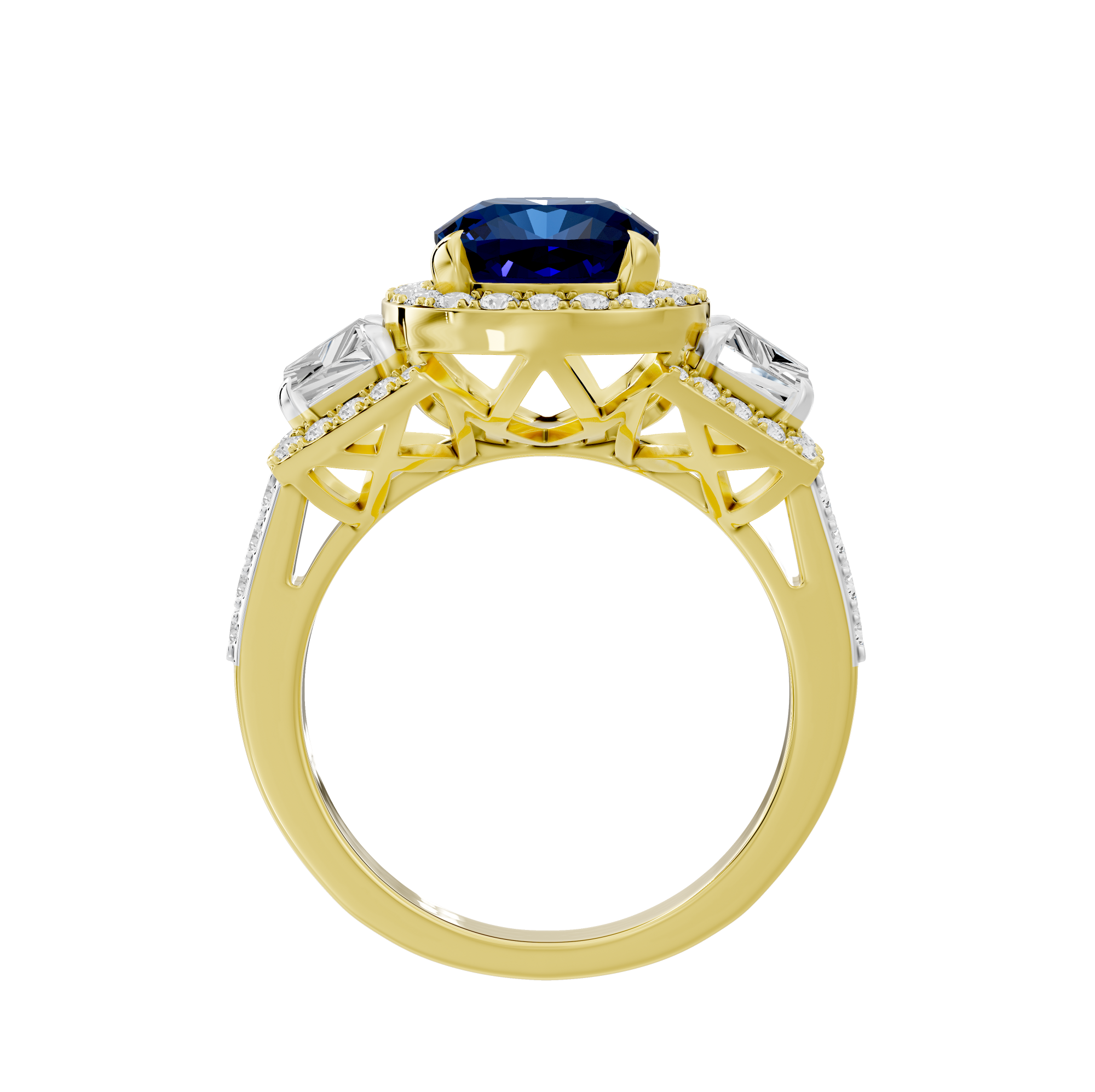 Big Bloom 1.344 Carat Lab Grown Diamond Ring