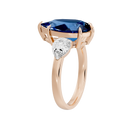 Glow Orbit three stone  0.985 Carat Lab Grown Diamond Ring