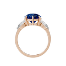 Glow Orbit three stone  0.985 Carat Lab Grown Diamond Ring