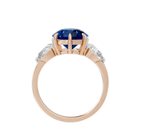 Glow Orbit three stone  0.985 Carat Lab Grown Diamond Ring