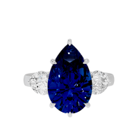 Glow Orbit three stone  0.985 Carat Lab Grown Diamond Ring
