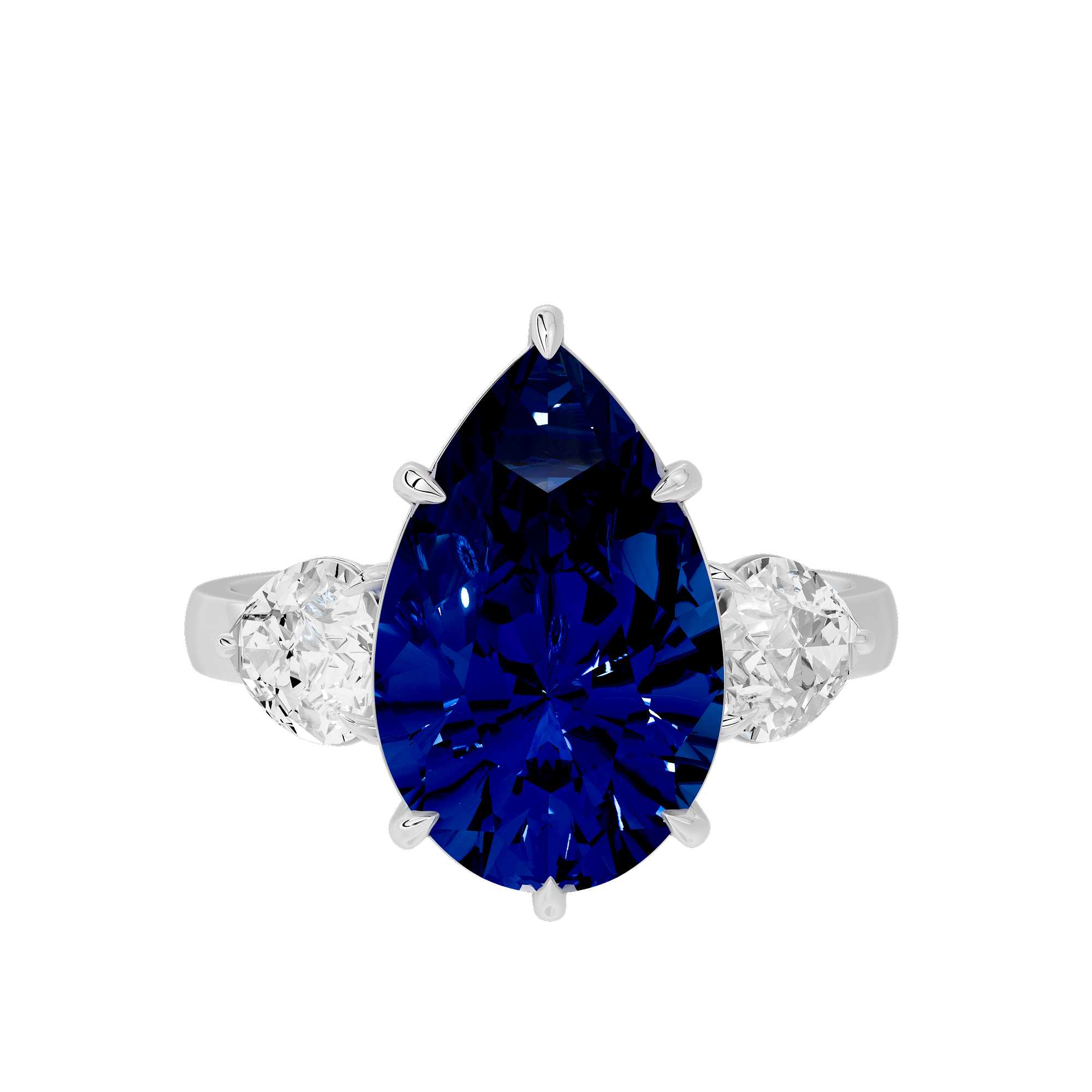 Glow Orbit three stone  0.985 Carat Lab Grown Diamond Ring