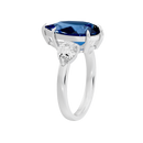 Glow Orbit three stone  0.985 Carat Lab Grown Diamond Ring