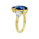 Glow Orbit three stone  0.985 Carat Lab Grown Diamond Ring