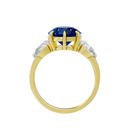 Glow Orbit three stone  0.985 Carat Lab Grown Diamond Ring