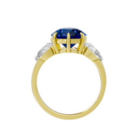 Glow Orbit three stone  0.985 Carat Lab Grown Diamond Ring