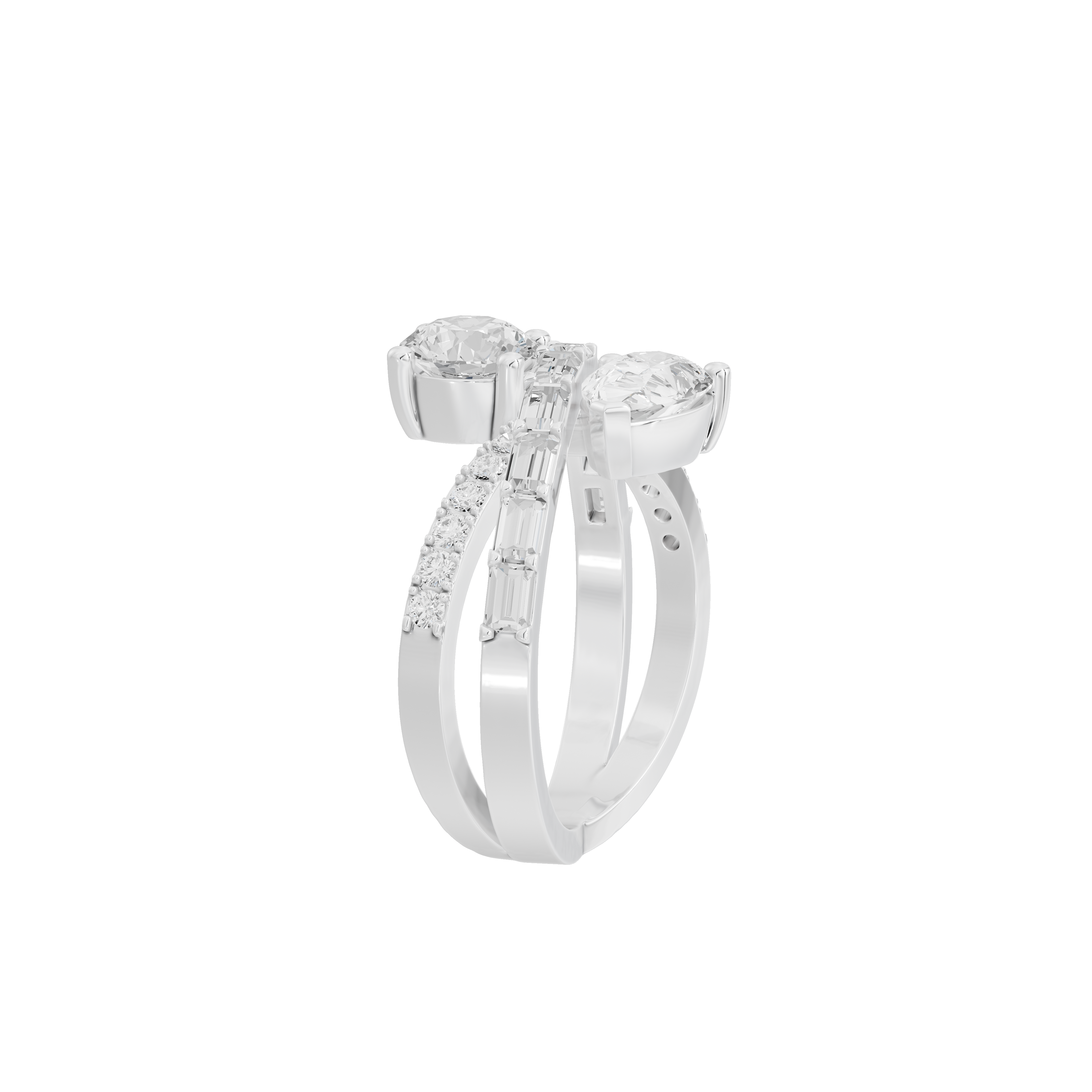 Golden Hour 3.031 Carat Lab Grown Diamond Ring