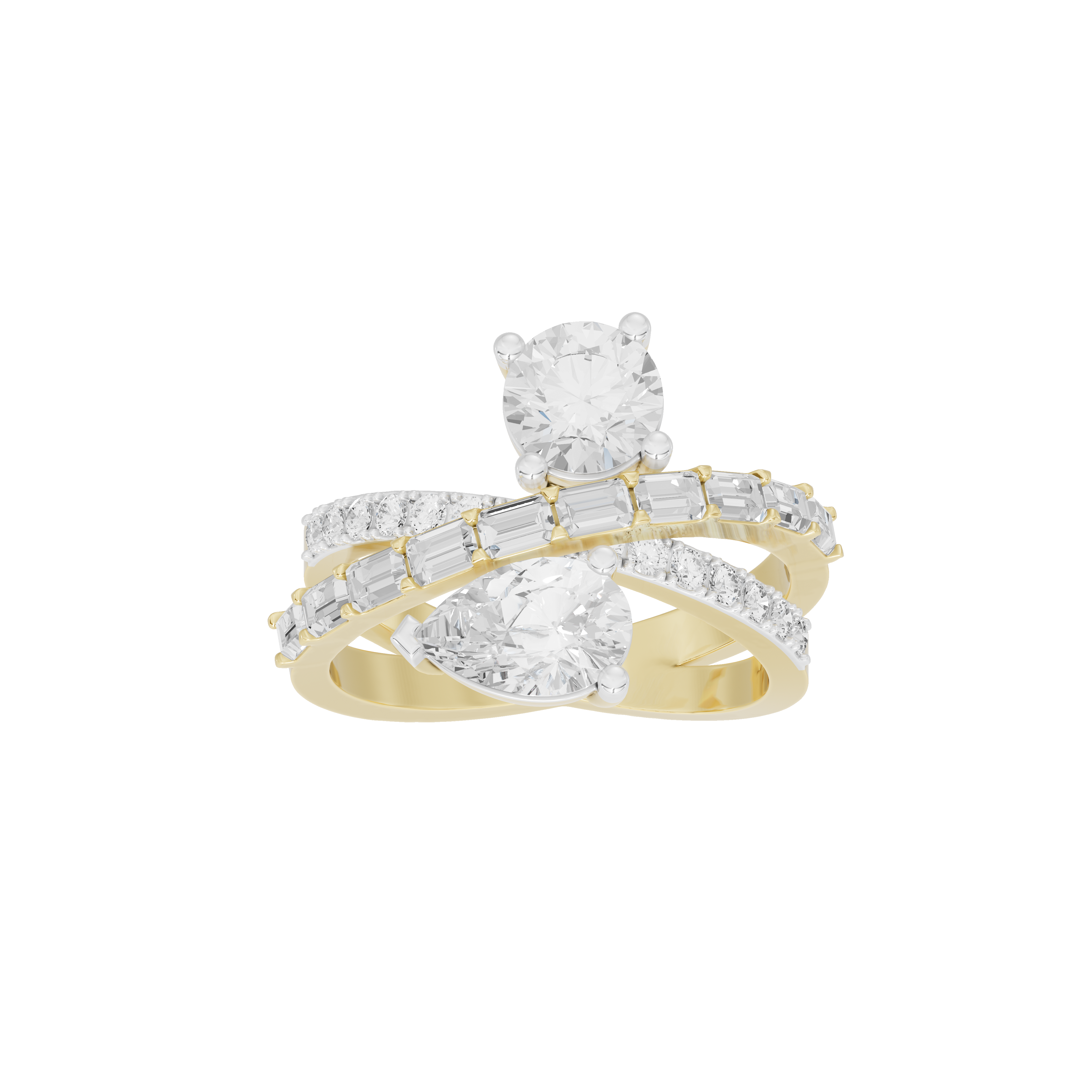 Golden Hour 3.031 Carat Lab Grown Diamond Ring