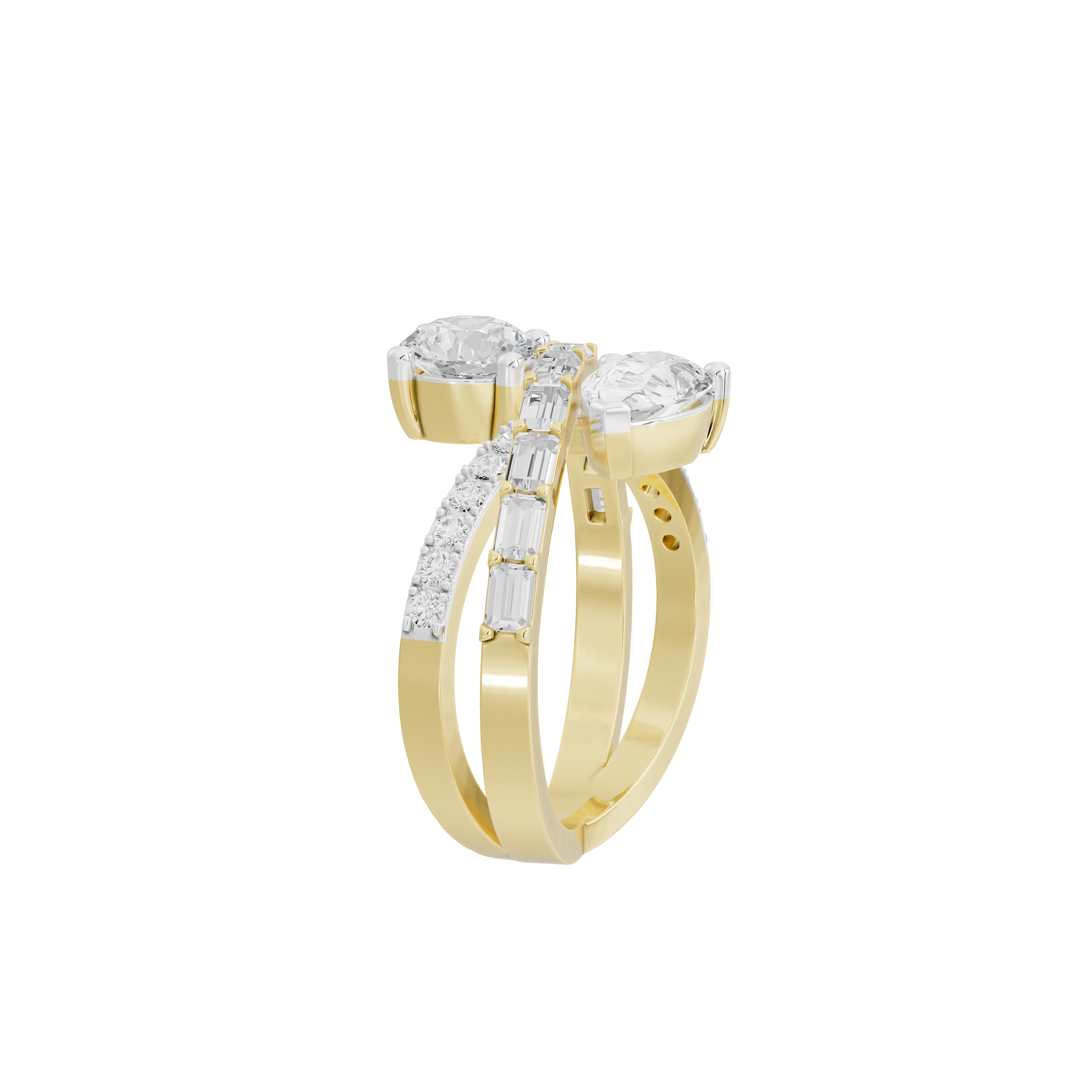 Golden Hour 3.031 Carat Lab Grown Diamond Ring