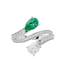 Doubletake 0.977 Carat Lab Grown Diamond Ring