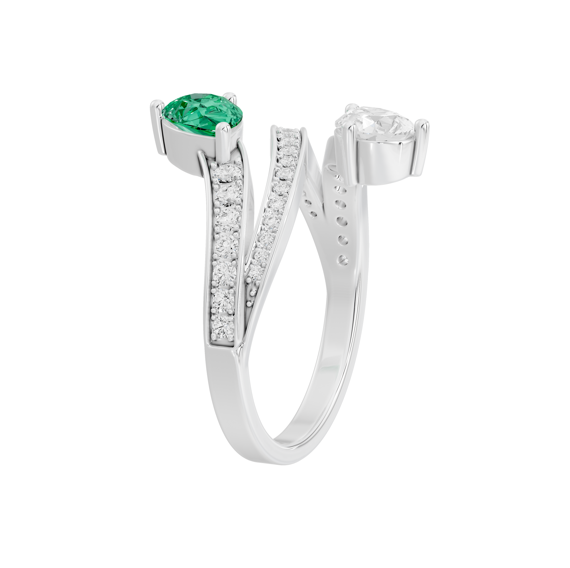Doubletake 0.977 Carat Lab Grown Diamond Ring